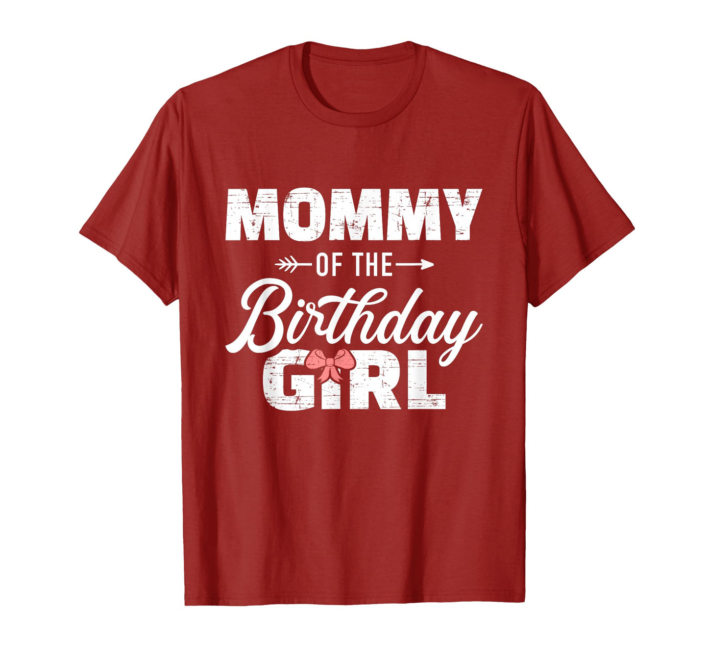 Mommy of the birthday daughter girl matching family for mom T-Shirt