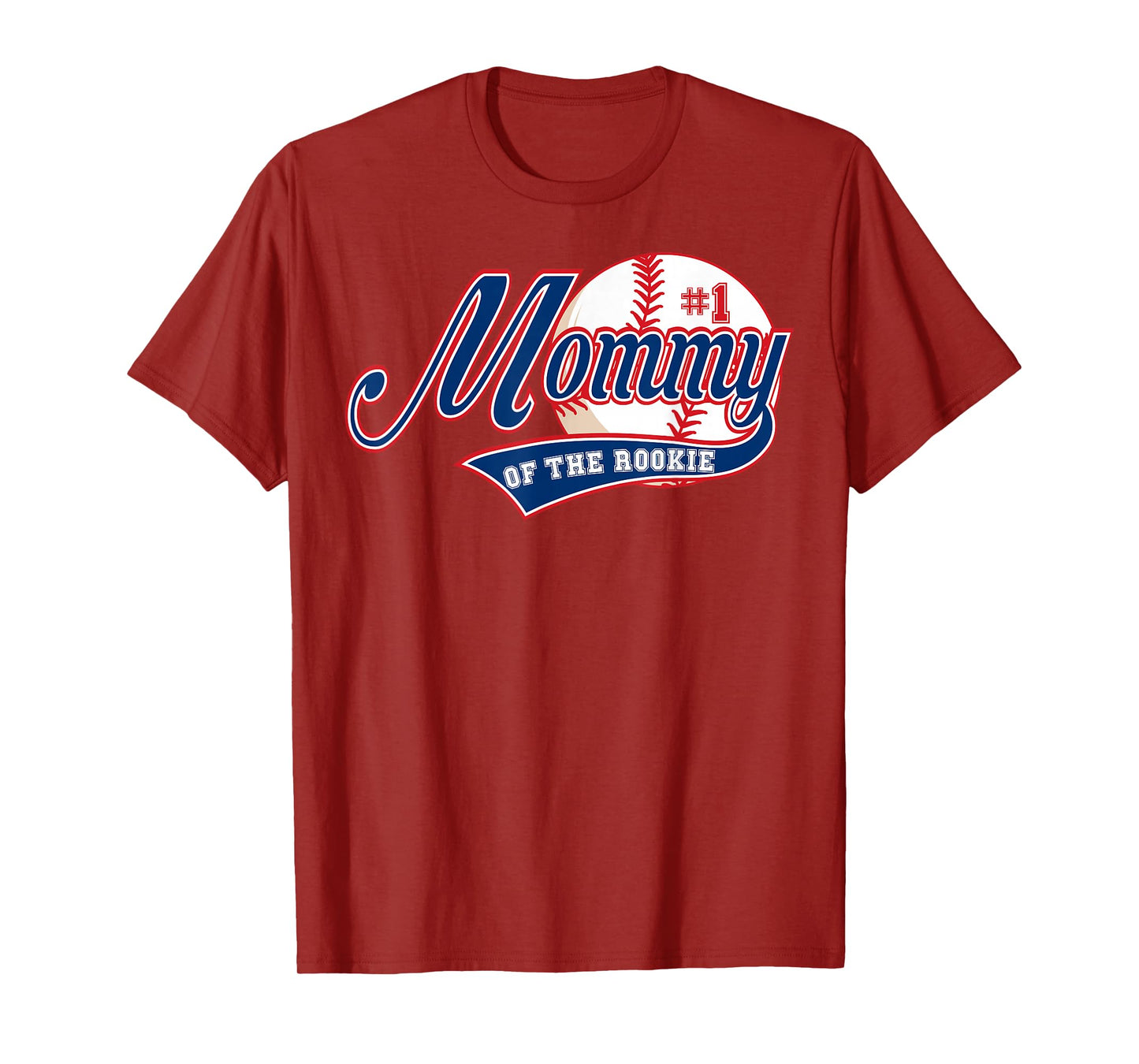 Mommy of Rookie 1st Birthday Baseball Theme Matching Party T-Shirt