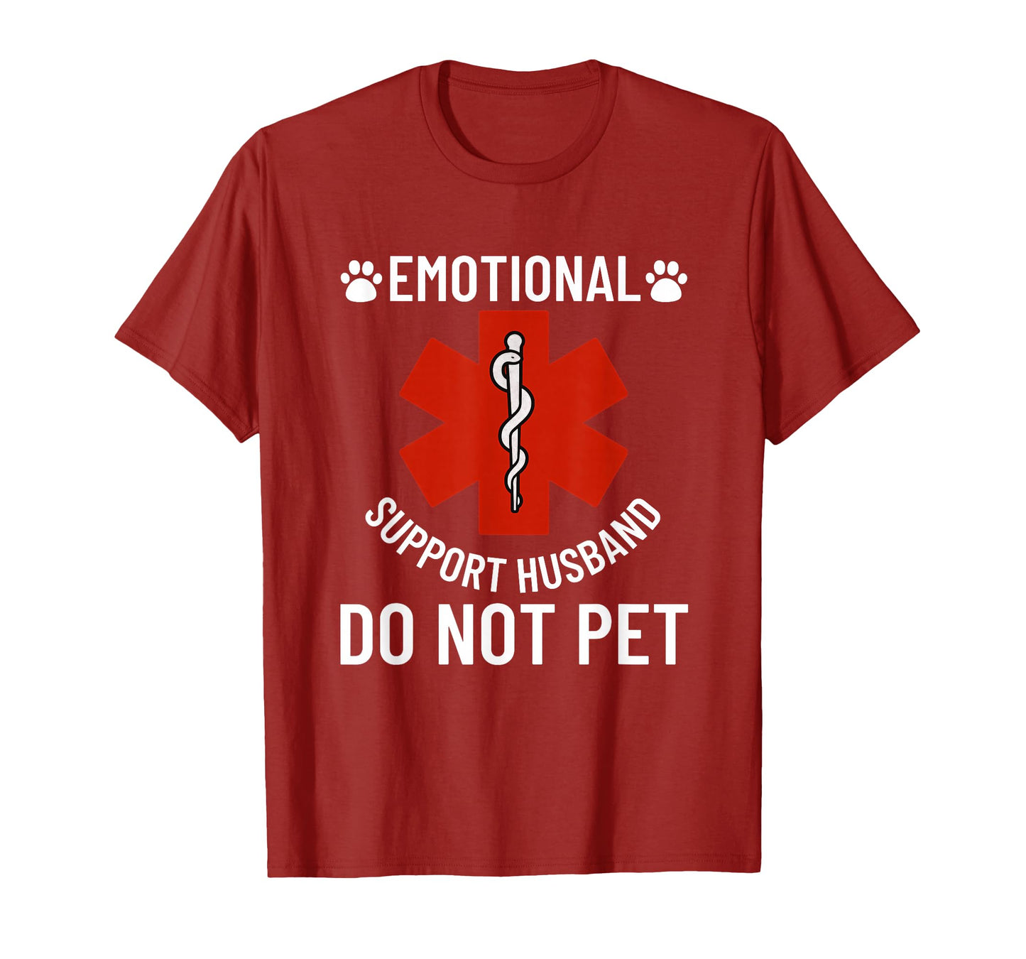 Emotional Support Husband Do Not Pet Funny Husband T-Shirt