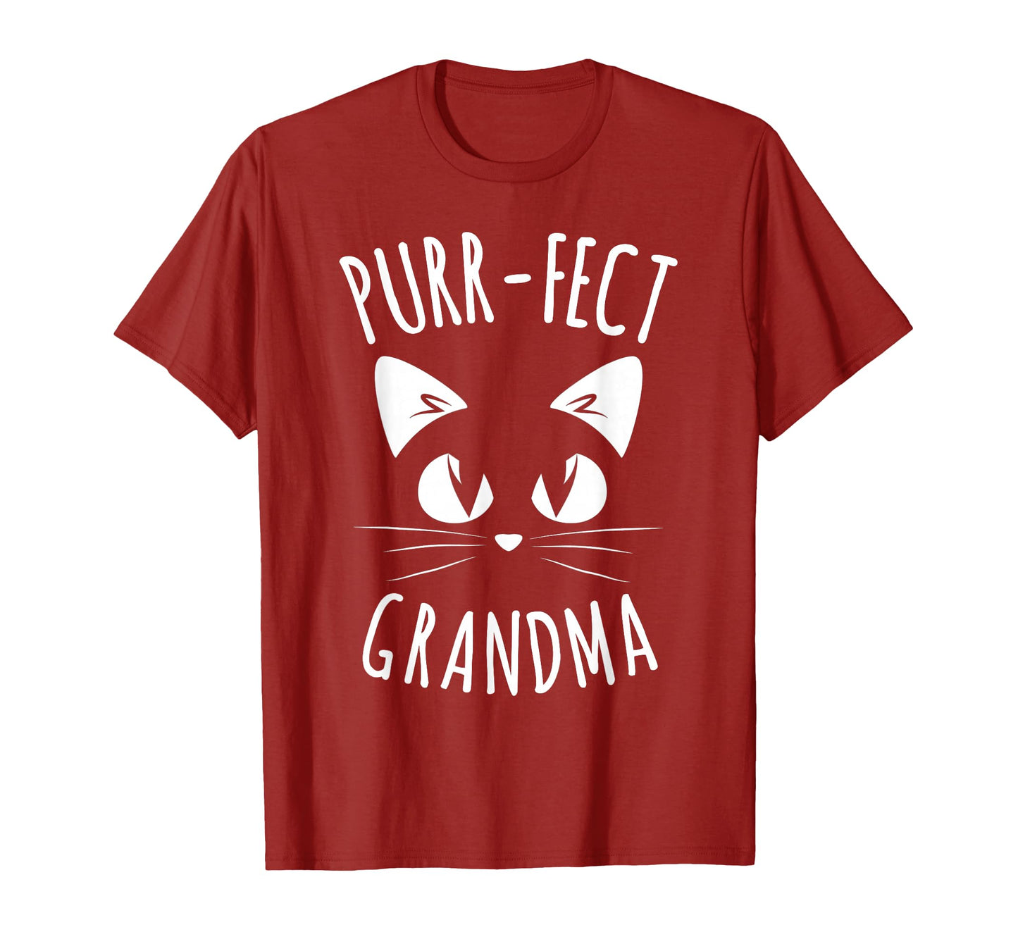 PURR-FECT Grandma Fur Mom Cute Cat Lover Animal Gift T-Shirt