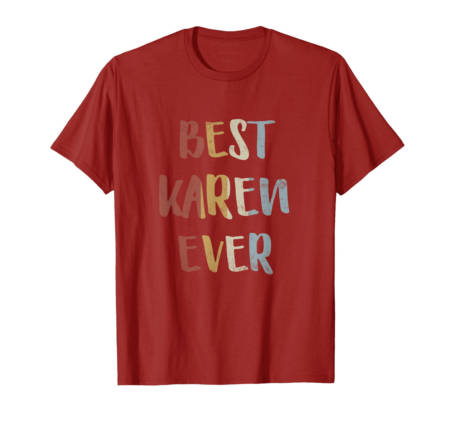 Best Karen Ever Retro Vintage First Name Gift T-Shirt