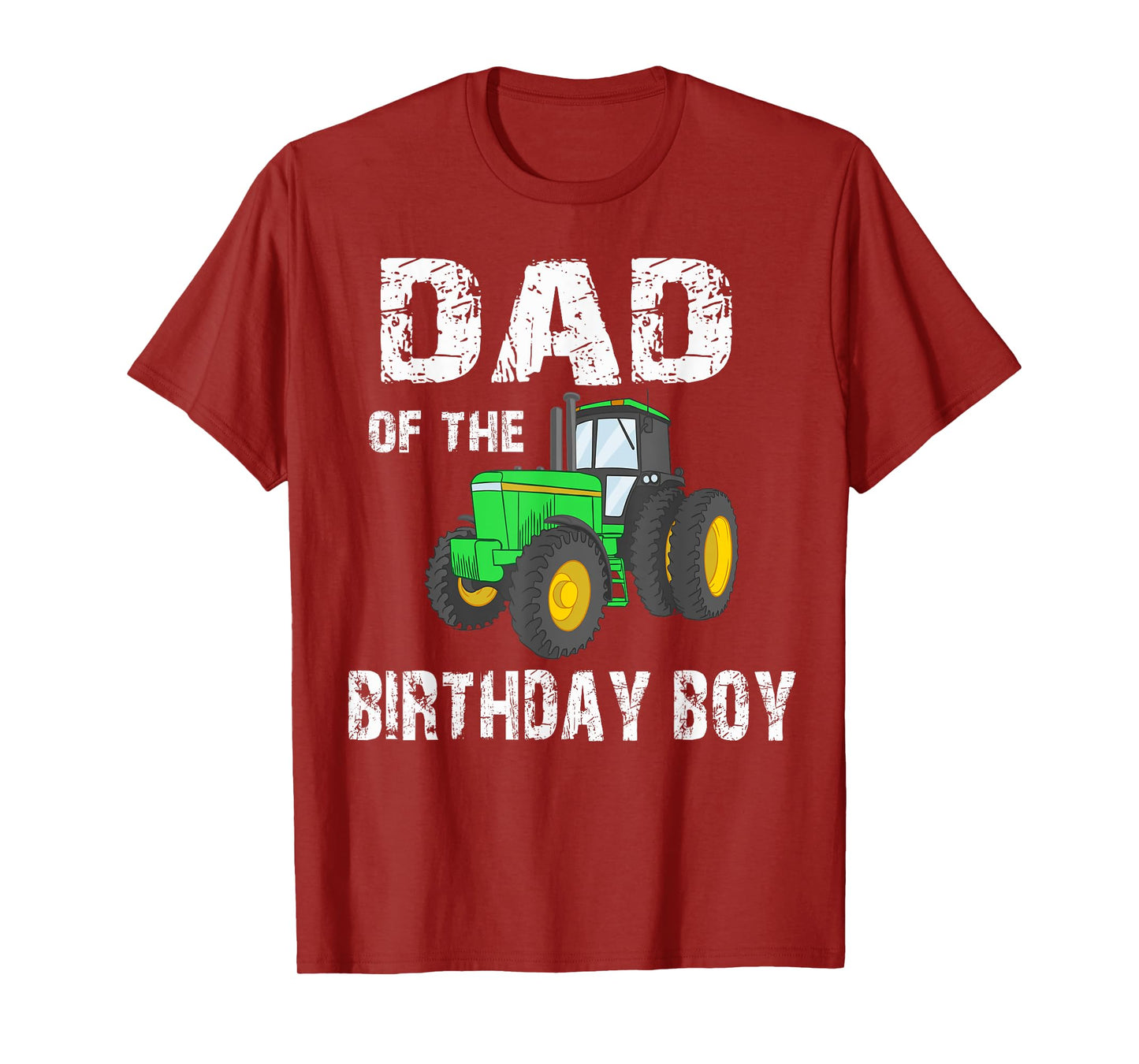 Dad of the Birthday Boy Vintage Farm Tractor Party family T-Shirt