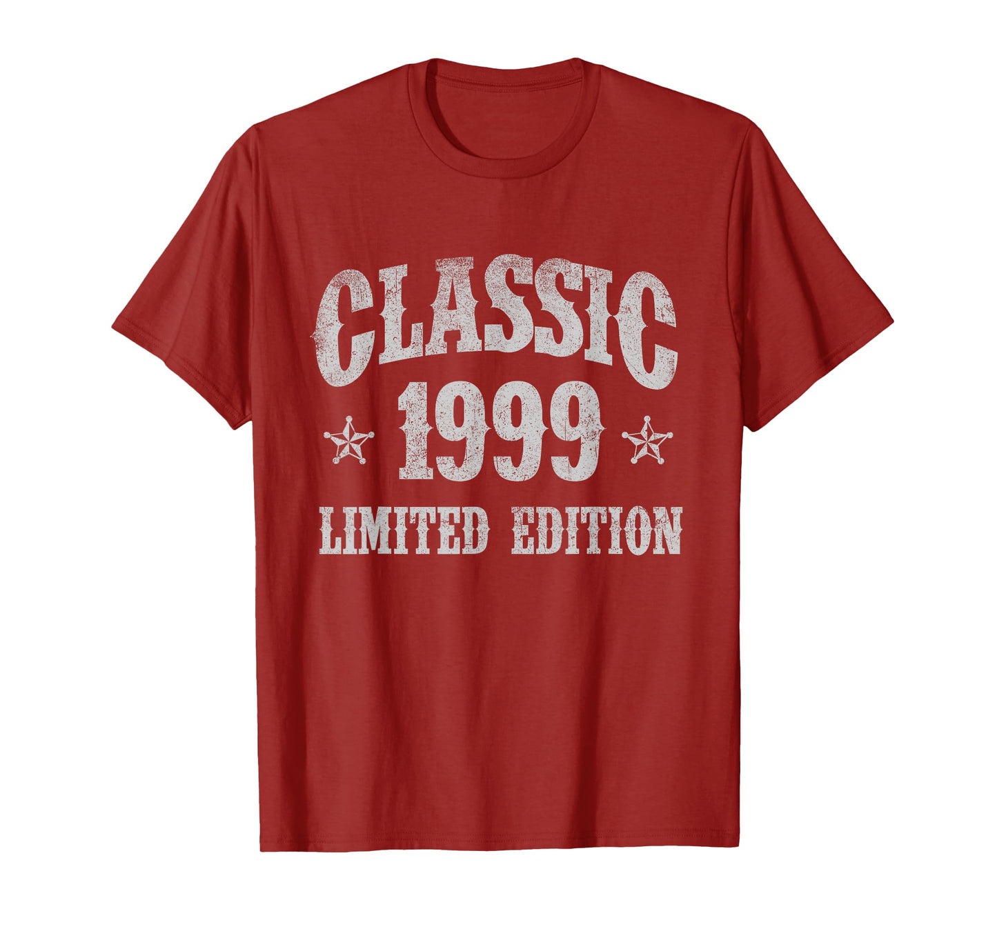 Classic 1999 Limited Edition Year Of Birth Birthday T-Shirt