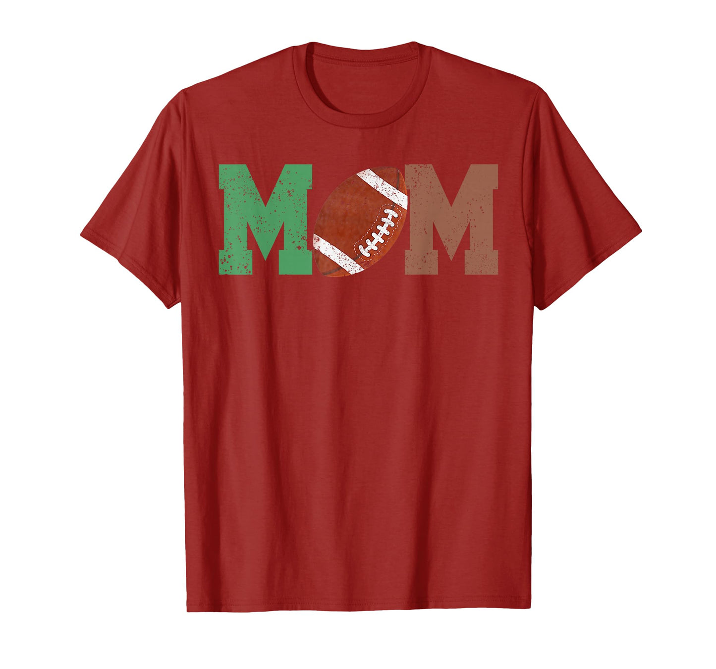 Mom of The 1 Year Old Football 1st Year Down Birthday Party T-Shirt