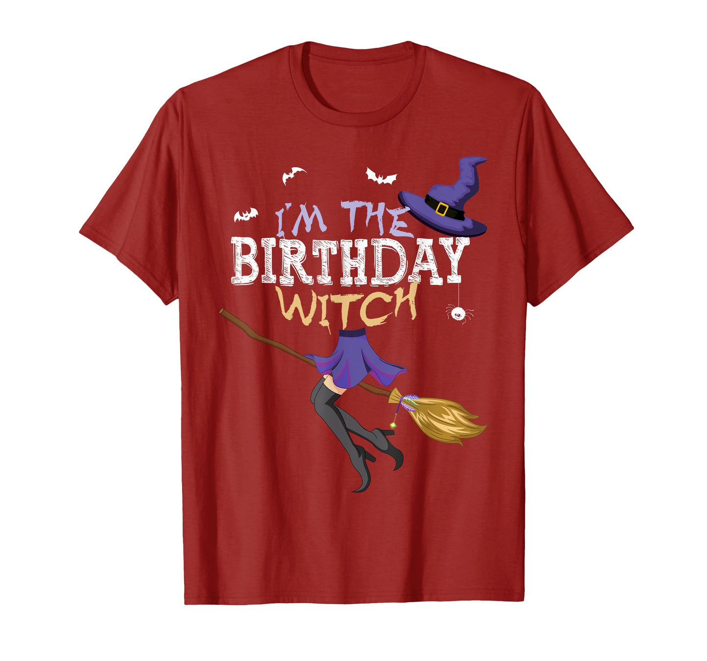 Funny Halloween I'm the Birthday Witch Matching Group T-Shirt