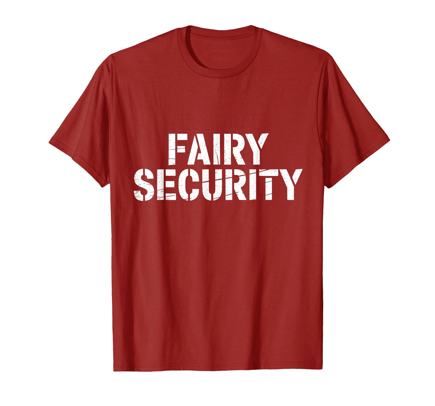 Halloween Dad Mom Daughter Adult Costume Fairy Security T-Shirt