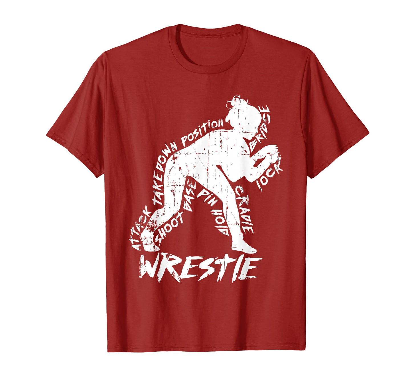 High School Wrestling Mom Dad Gift for Girls Wrestling T-Shirt