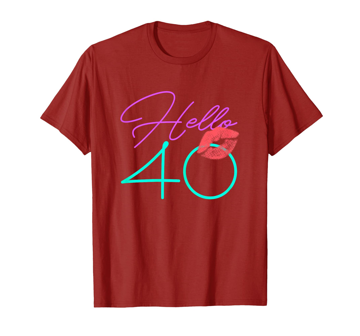 40th Birthday Funny Pink Women Gift T-Shirt