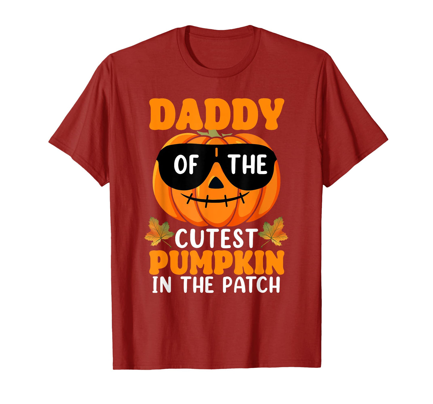Daddy Of The Cutest Pumpkin In The Patch Halloween T-Shirt