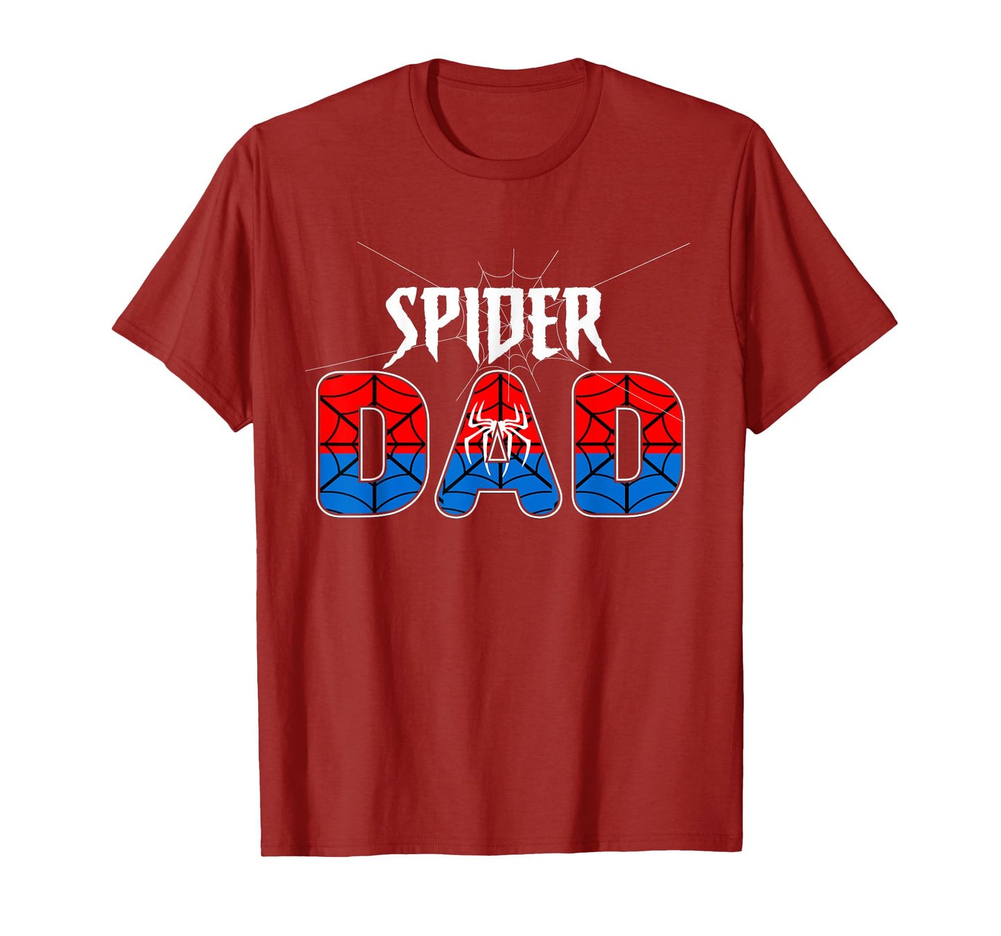 Dad and Mom Spider Family Matching Birthday Halloween T-Shirt