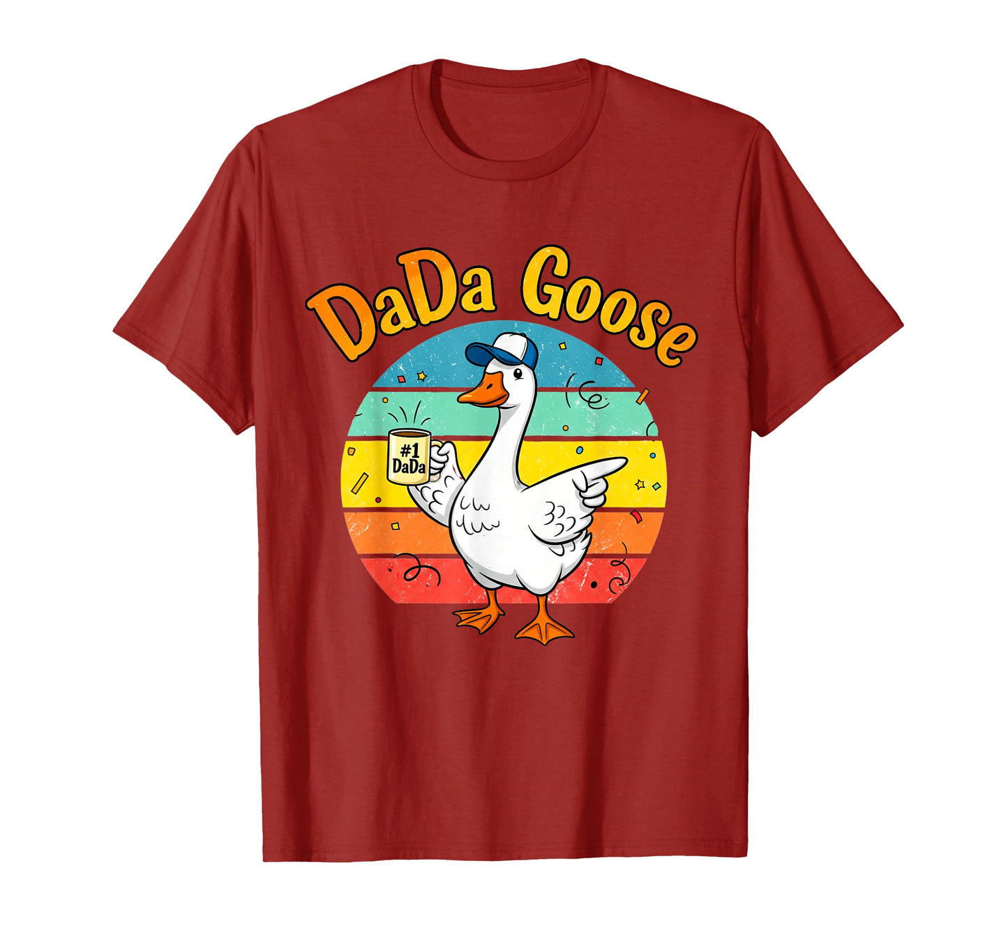 Silly Goose Dada 1st Birthday Matching Family Party T-Shirt