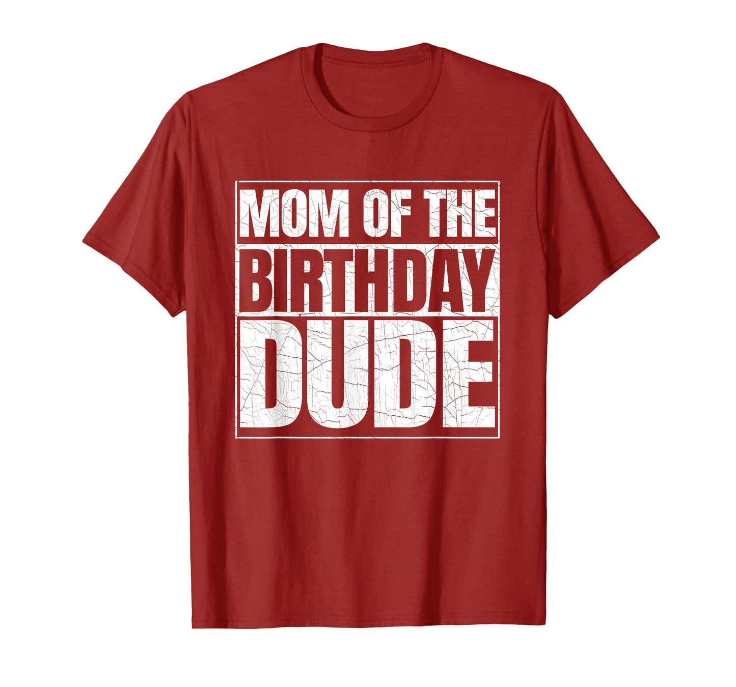 Mom of the Birthday Dude | Mother's Day Proud Mom of Boys T-Shirt