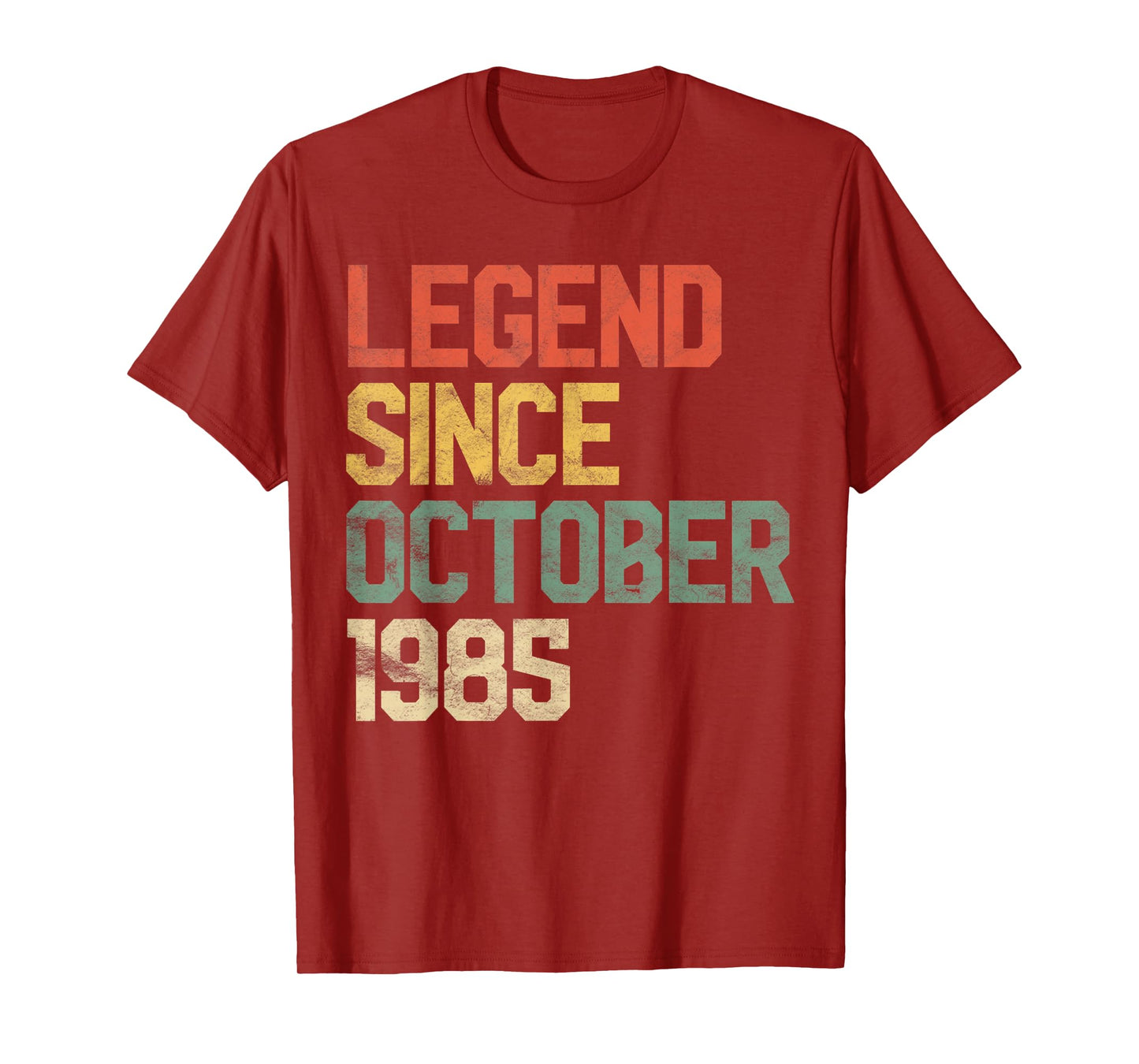 Legend Since October 1985 35th Birthday Gift 35 Year Old T-Shirt