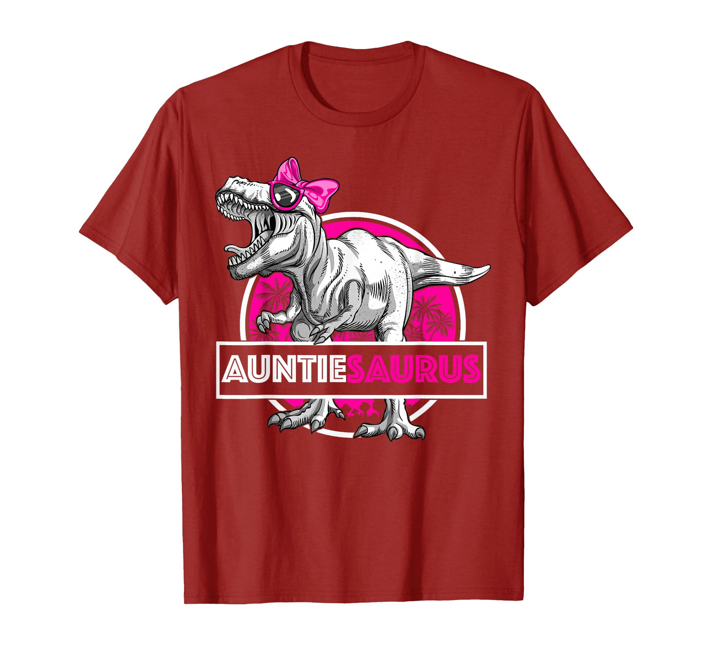 Auntiesaurus T-Rex Birthday Funny Auntie Saurus Dinosaur T-Shirt