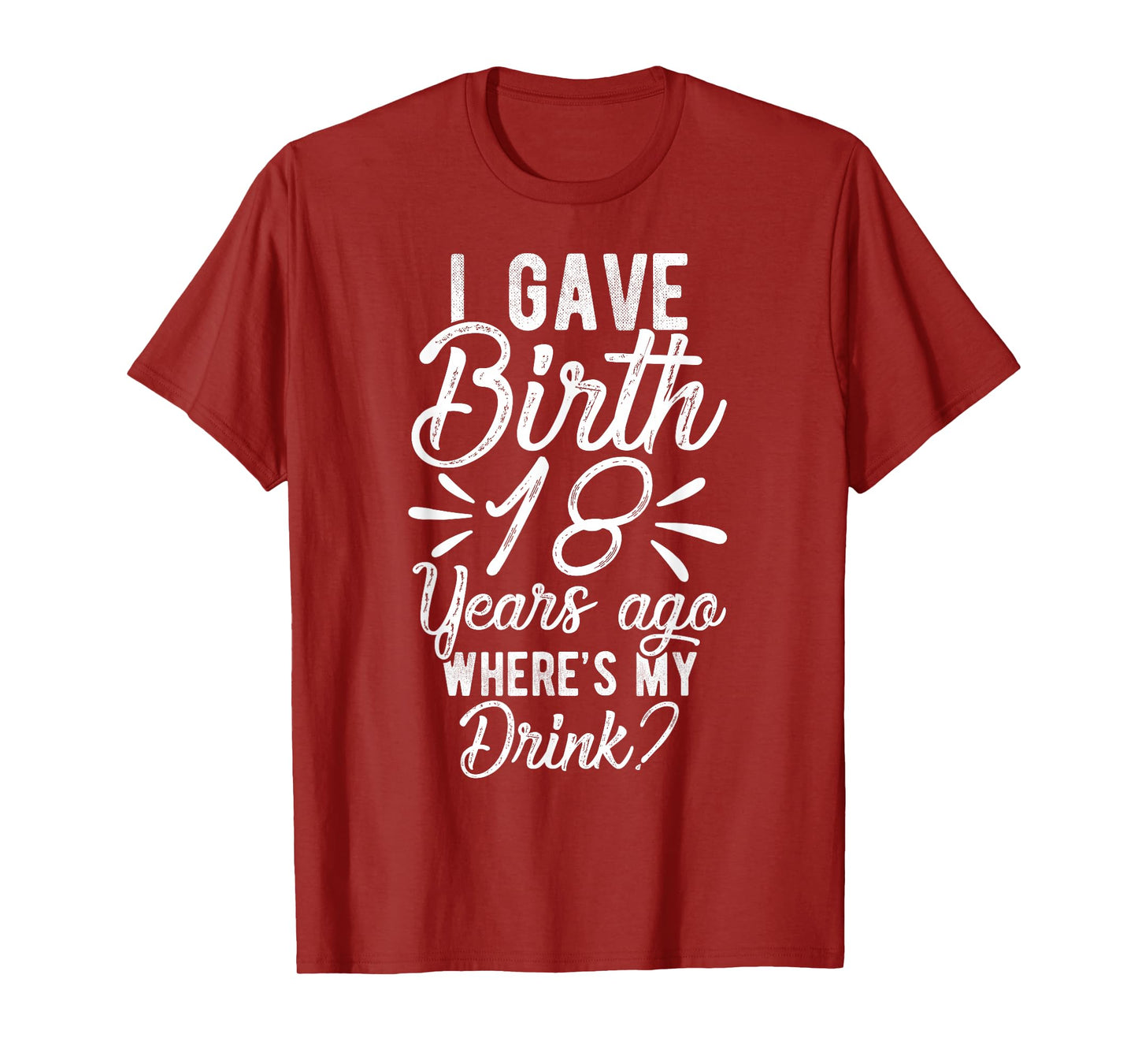 18th Birthday Mom of 18 Year Old Son Daughter Birthday T-Shirt
