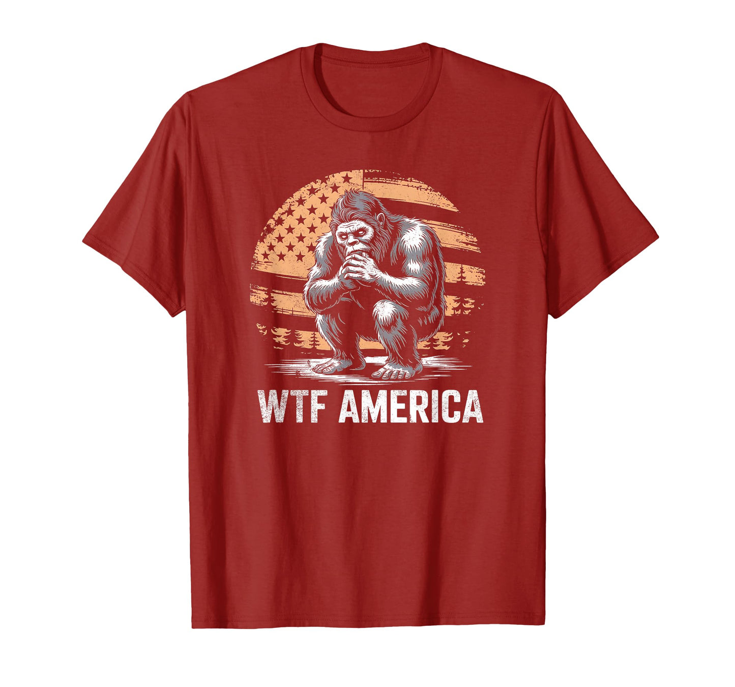 WTF America? Anti-Trump Bigfoot T-Shirt