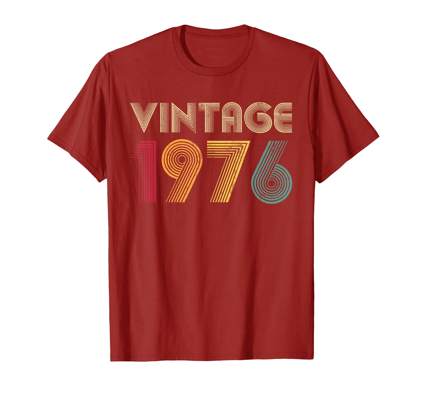 Vintage 1976 50th Birthday Retro Men Women 50 Years Old T-Shirt