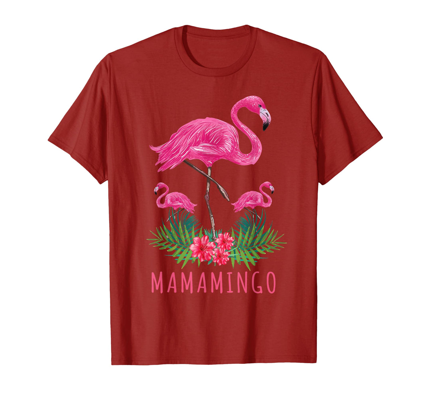 Cute Mothers Day Gift Funny Mom Flamingo With Kids Mamamingo T-Shirt