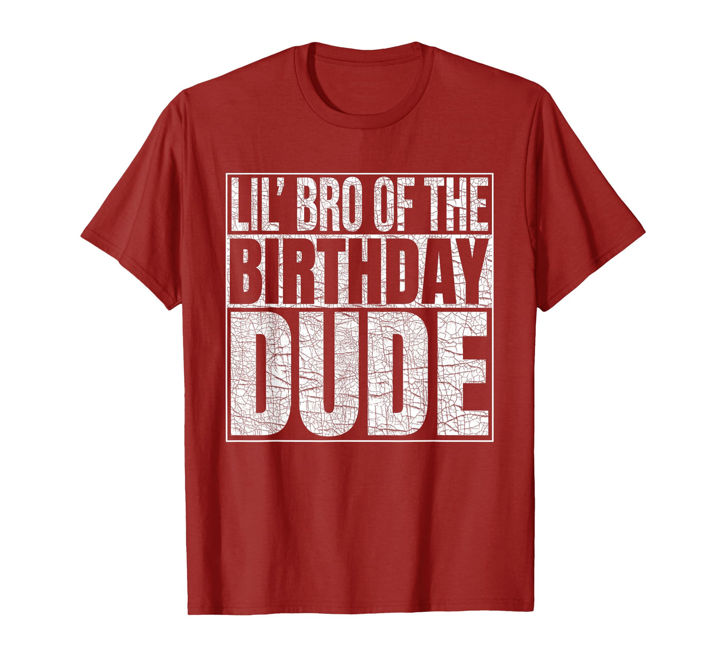 Lil Bro of the Birthday Dude Lil Brother of the Birthday Boy T-Shirt