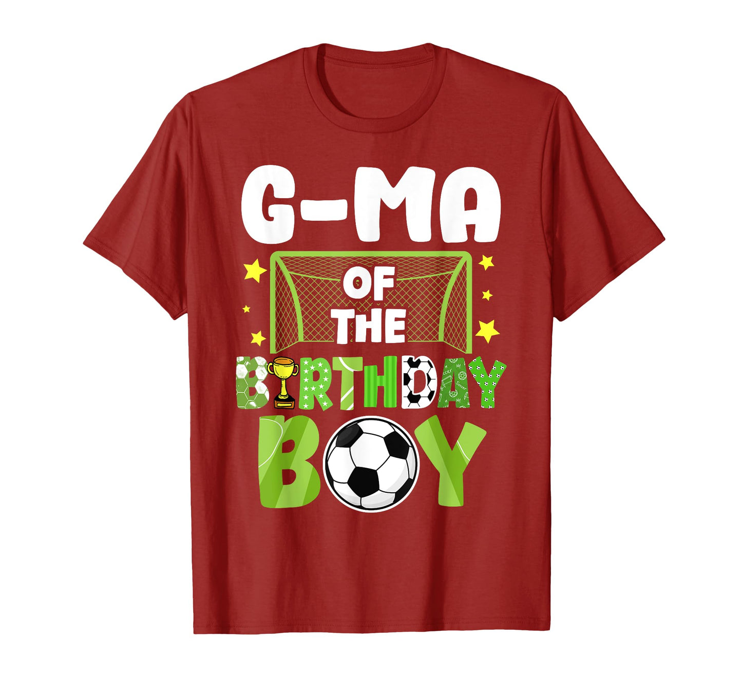 Soccer G-Ma Birthday Boy Party Soccer Family Matching T-Shirt