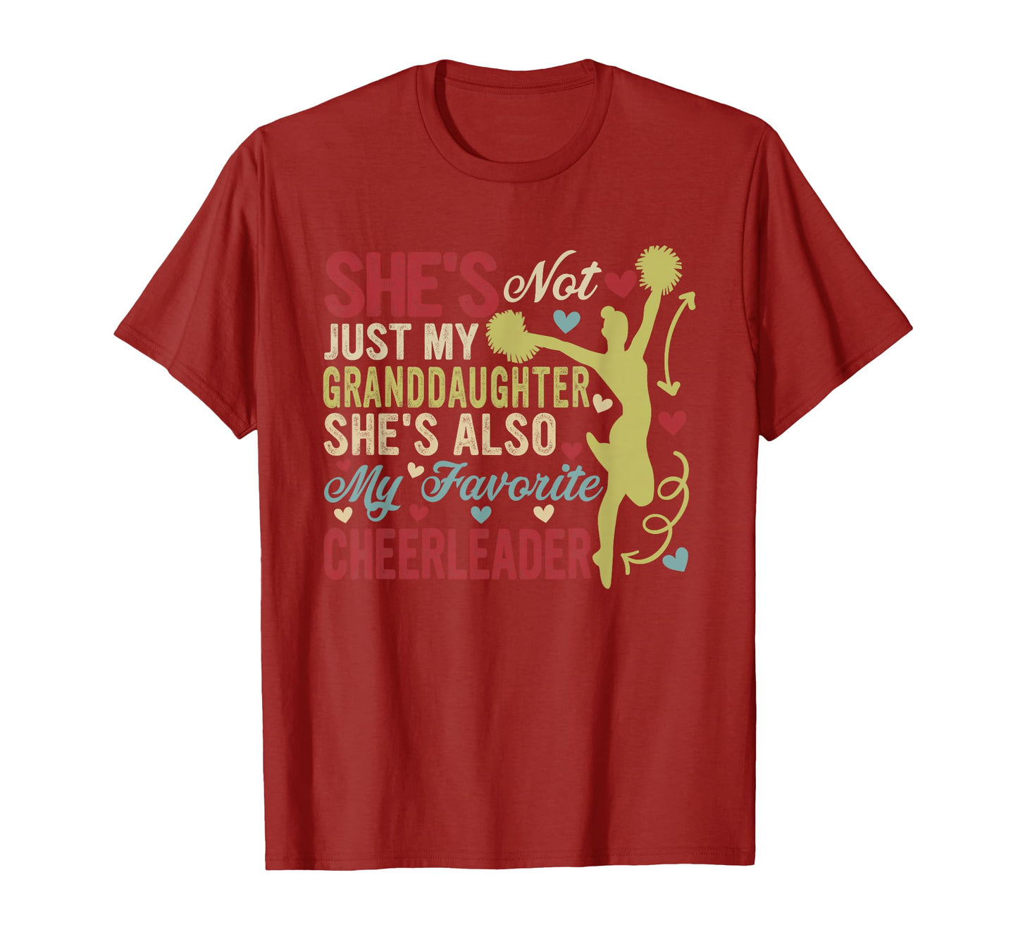 Not Just Granddaughter She's Also My Favorite Cheerleader T-Shirt