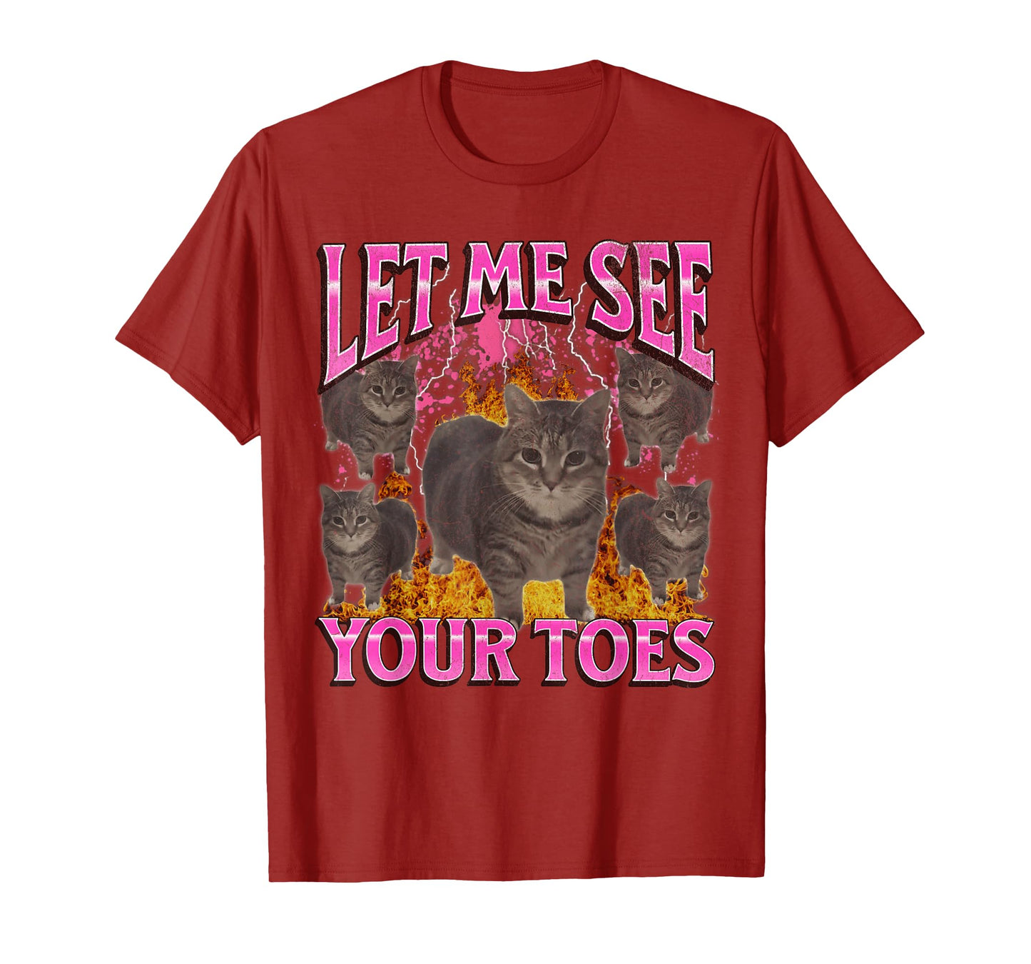 Your Toes Funny Cat Meme Bootleg Graphic Men Women T-Shirt