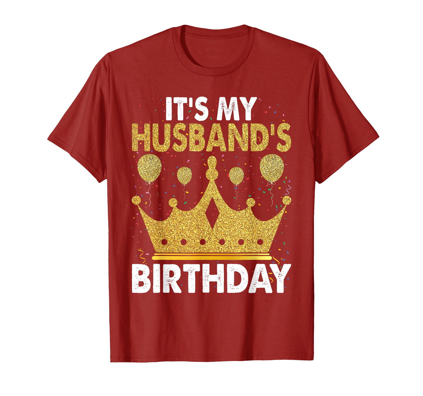 It's My Husband's Birthday Party Family Matching T-Shirt