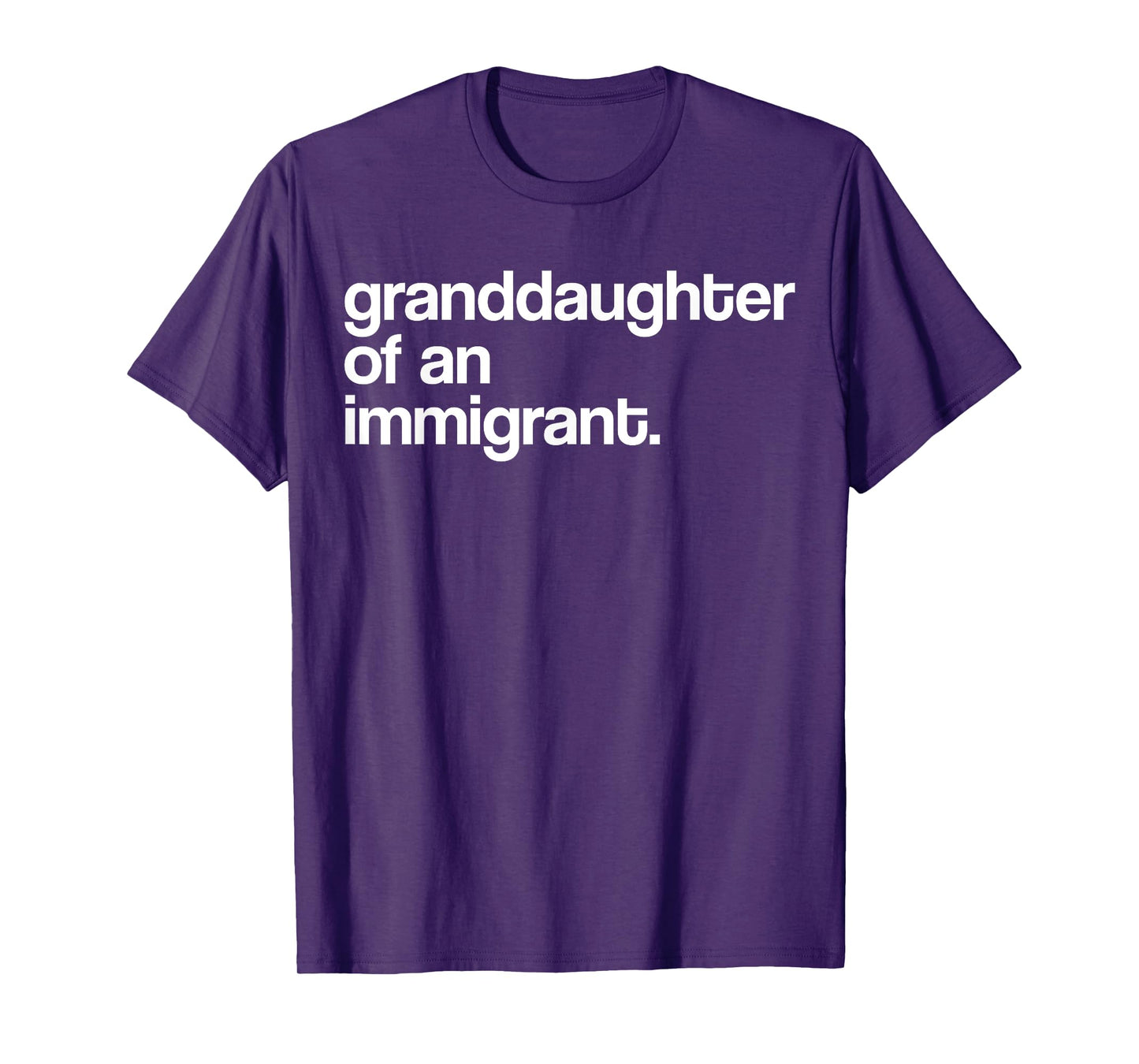 Granddaughter Of An Immigrant U.S.A T-Shirt