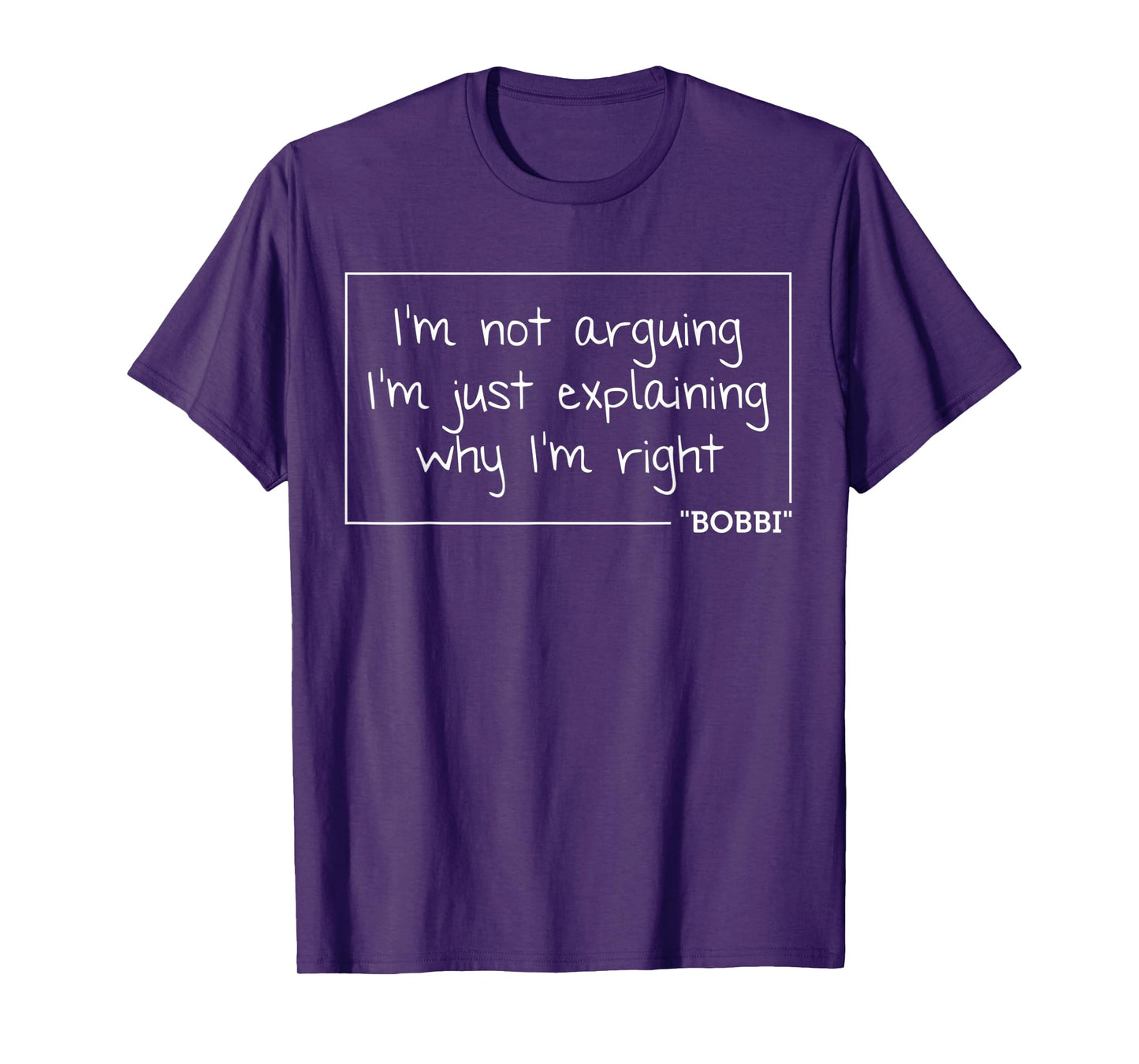 BOBBI Quote Personalized Name Funny Birthday Gift Idea T-Shirt