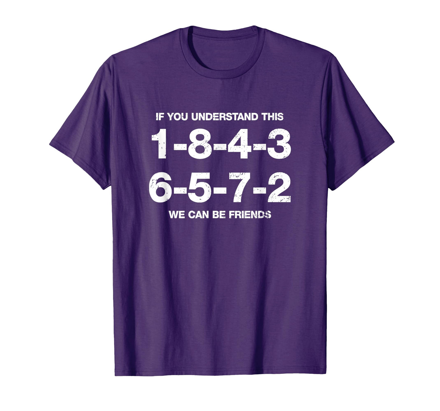 1 8 4 3 6 5 7 2 Firing Order Funny Offensive Car Engine T-Shirt