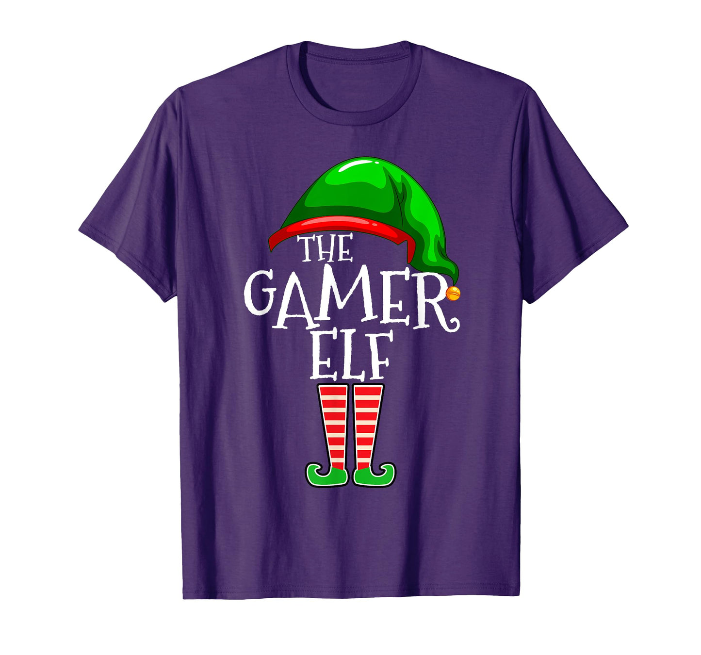 Gamer Elf Family Matching Group Christmas Video Game T-Shirt