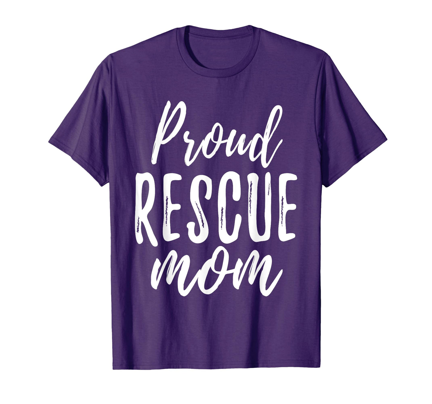 RESCUE MOM T Shirt Animal Lovers Tee Shelter Dog Cat Love Men Women T-Shirt