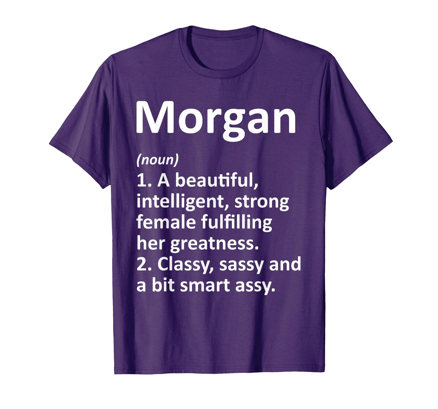 MORGAN Definition Personalized Name Funny Christmas Gift T-Shirt