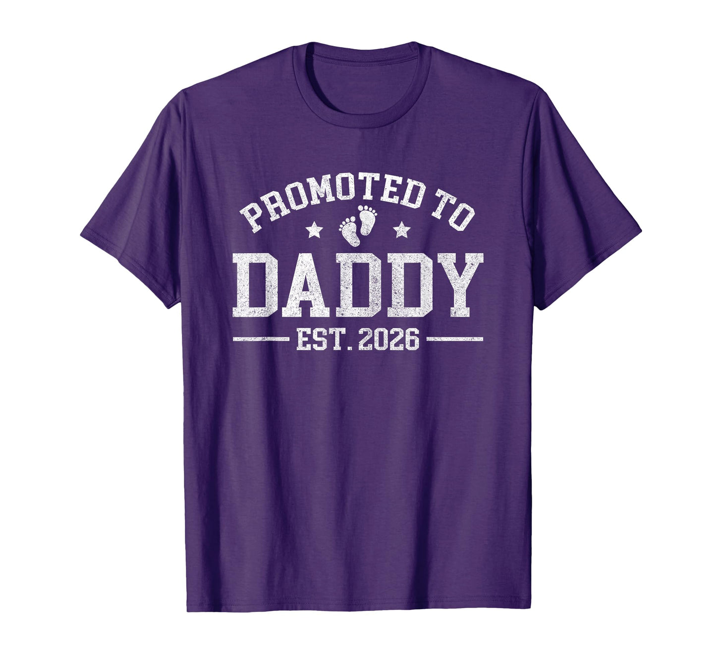 Promoted to Daddy est. 2026 Baby Announcement for New Dad T-Shirt