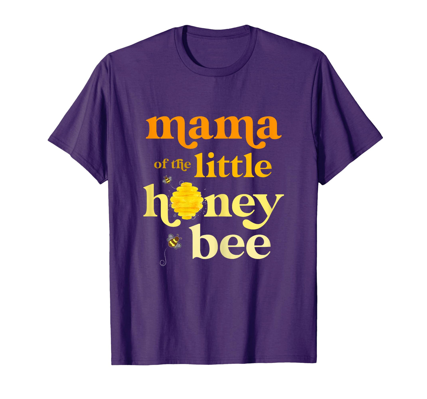 Mama of Little Honey Bee Birthday Gender Reveal Baby Shower T-Shirt