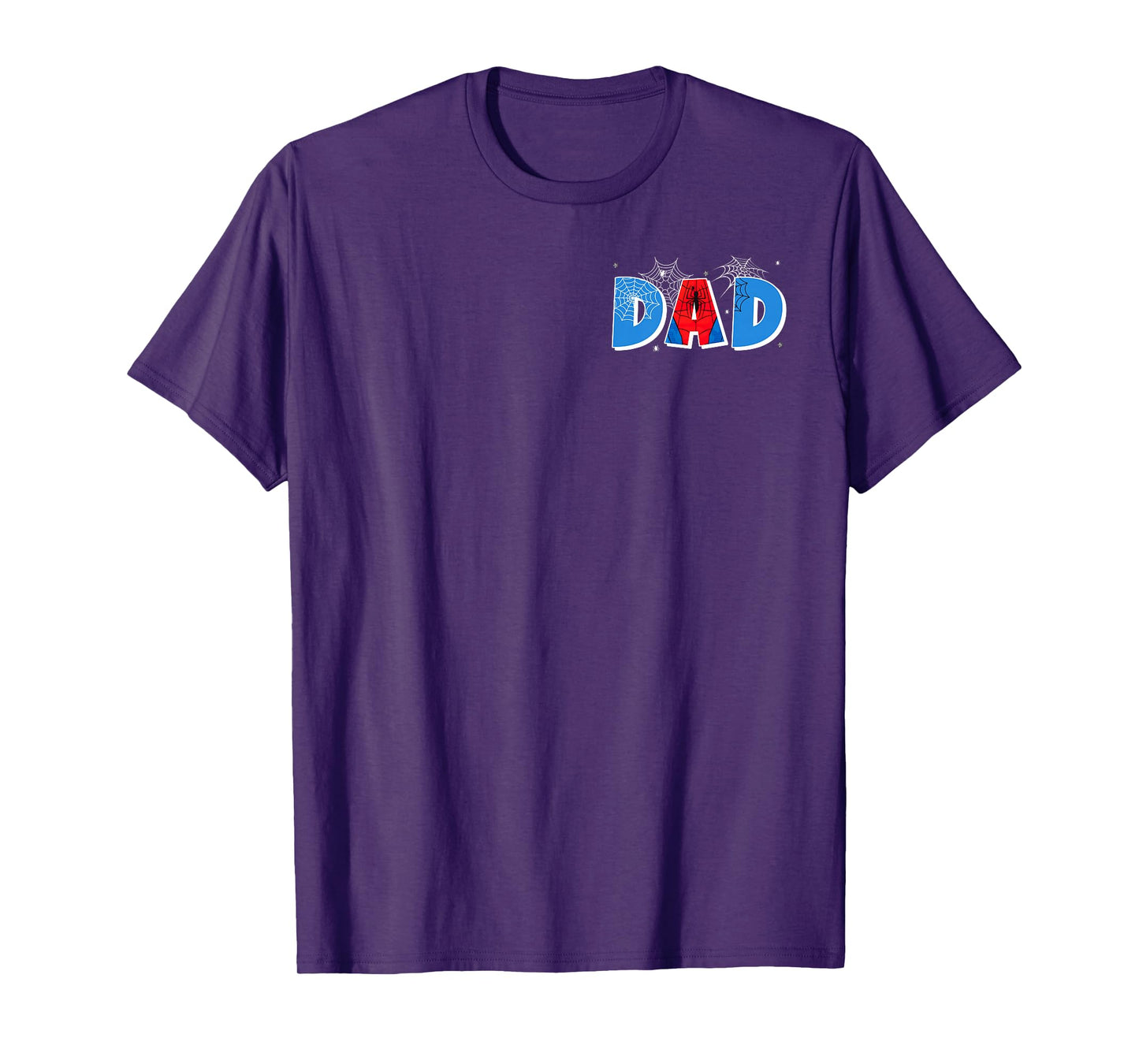 Funny Father Spider Web Dad Matching Family Birthday Boy T-Shirt