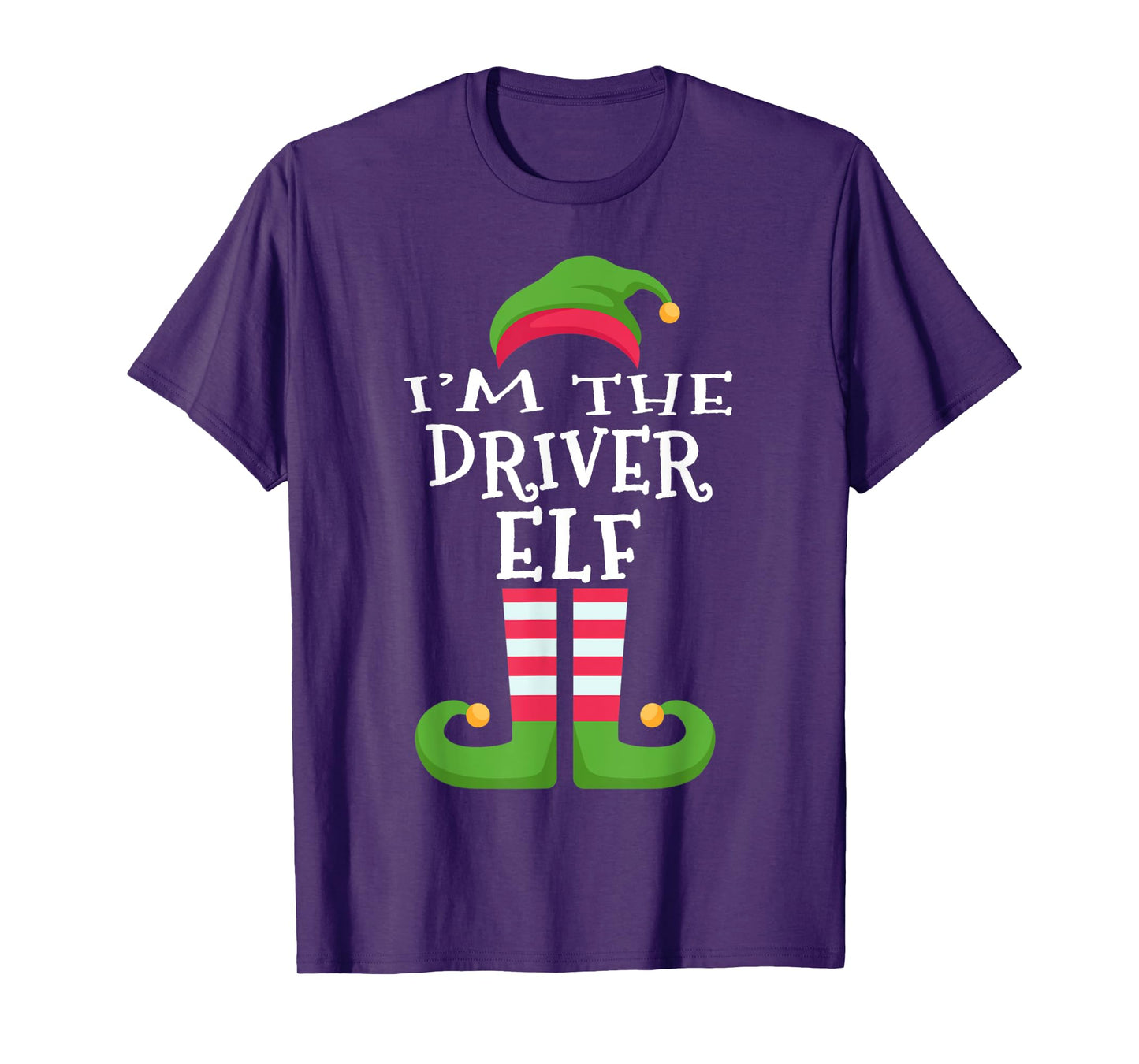 I'm The DRIVER Elf T-Shirt Family Matching Christmas T-Shirt