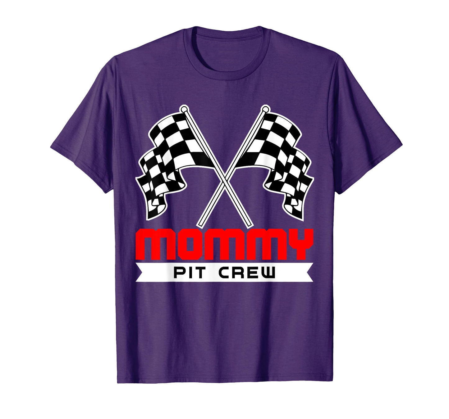 Pit Mom Crew Funny Mommy Racing Race Car Costume Women Gifts T-Shirt