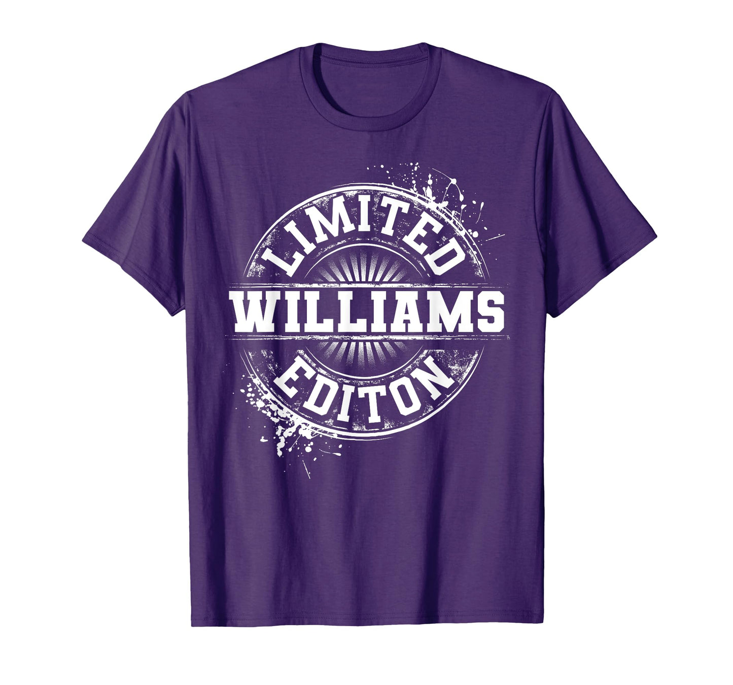 WILLIAMS Funny Surname Family Tree Birthday Reunion Gift T-Shirt