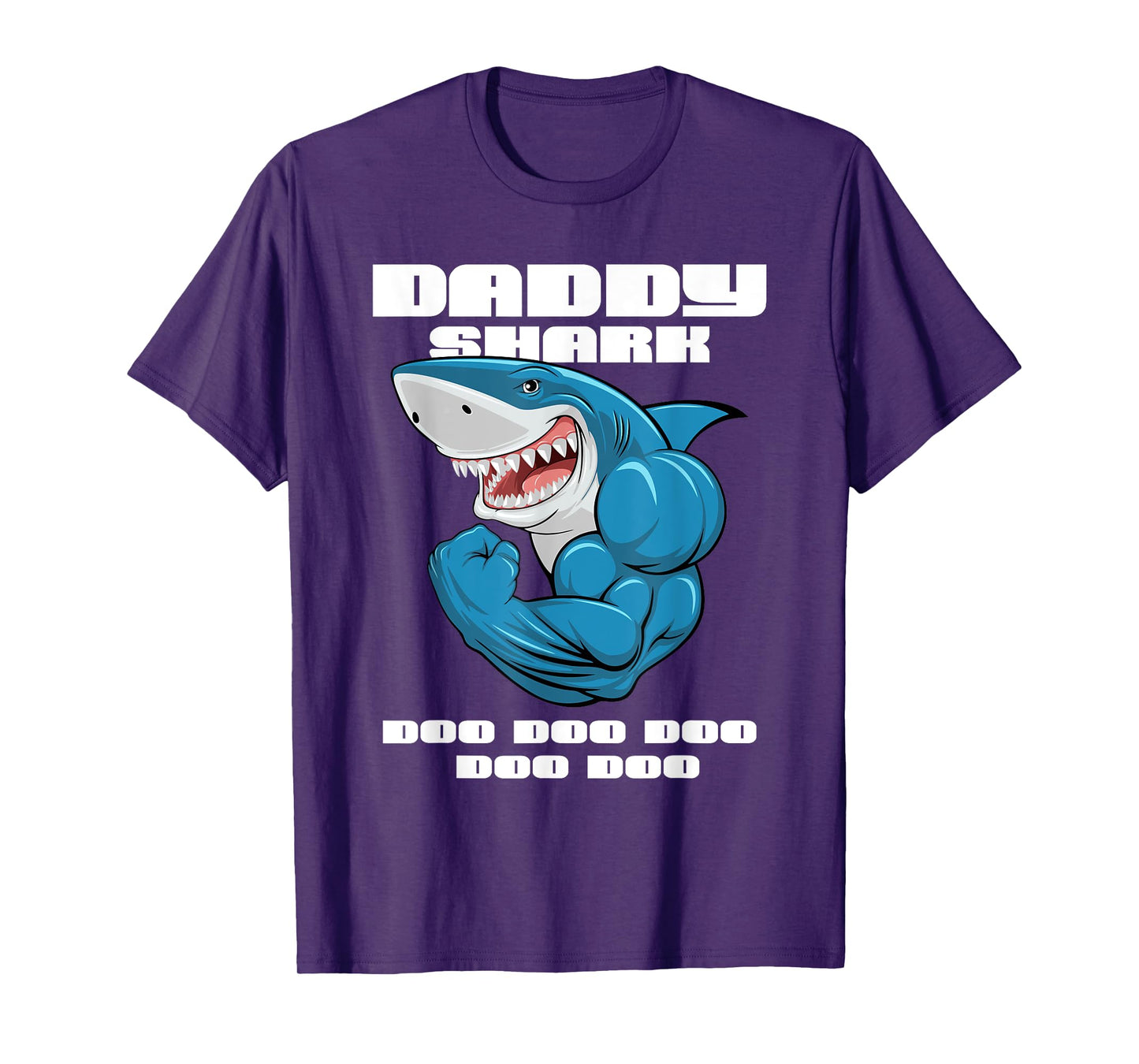 Daddy Shark shirt Funny Fathers Day gift for Kids Mens dad T-Shirt