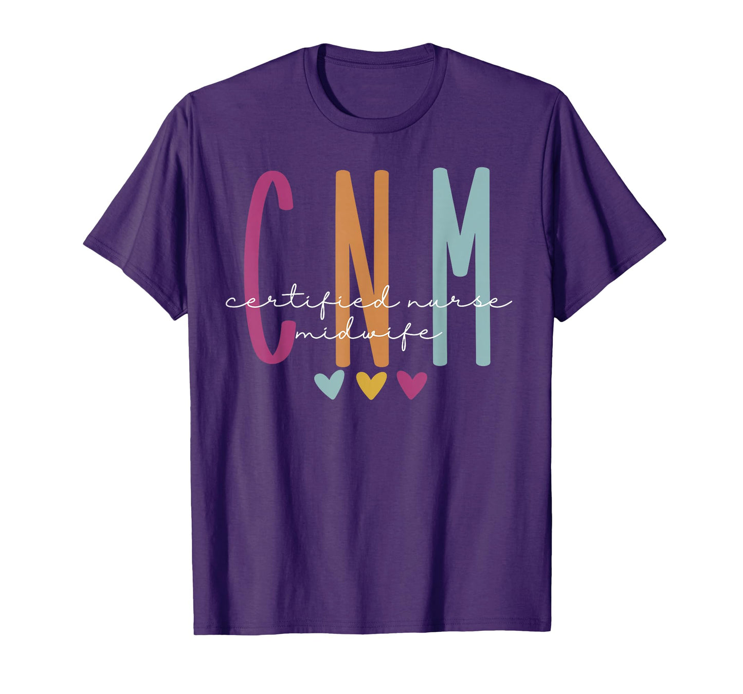 Retro CNM Certified Nurse Midwife Labor And Delivery Nurse T-Shirt