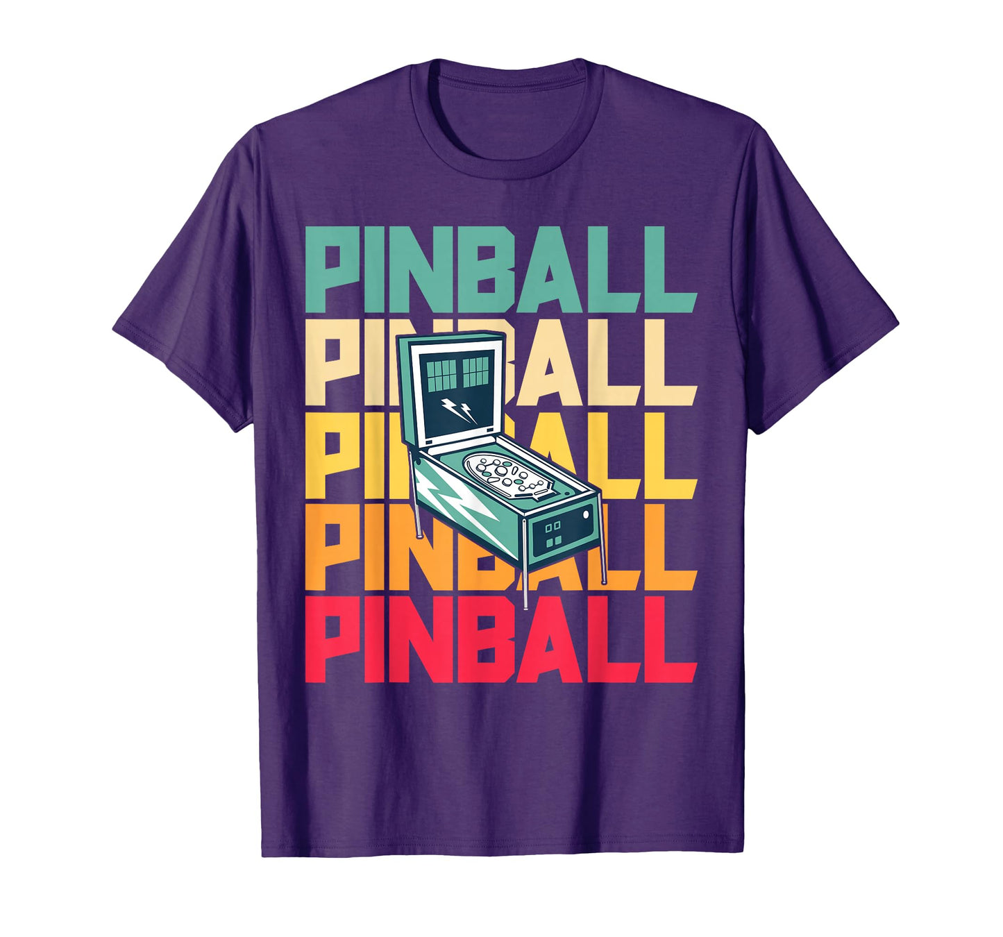 Pinball Shirt Retro Vintage Arcade Shirt Pinball Machine T-Shirt
