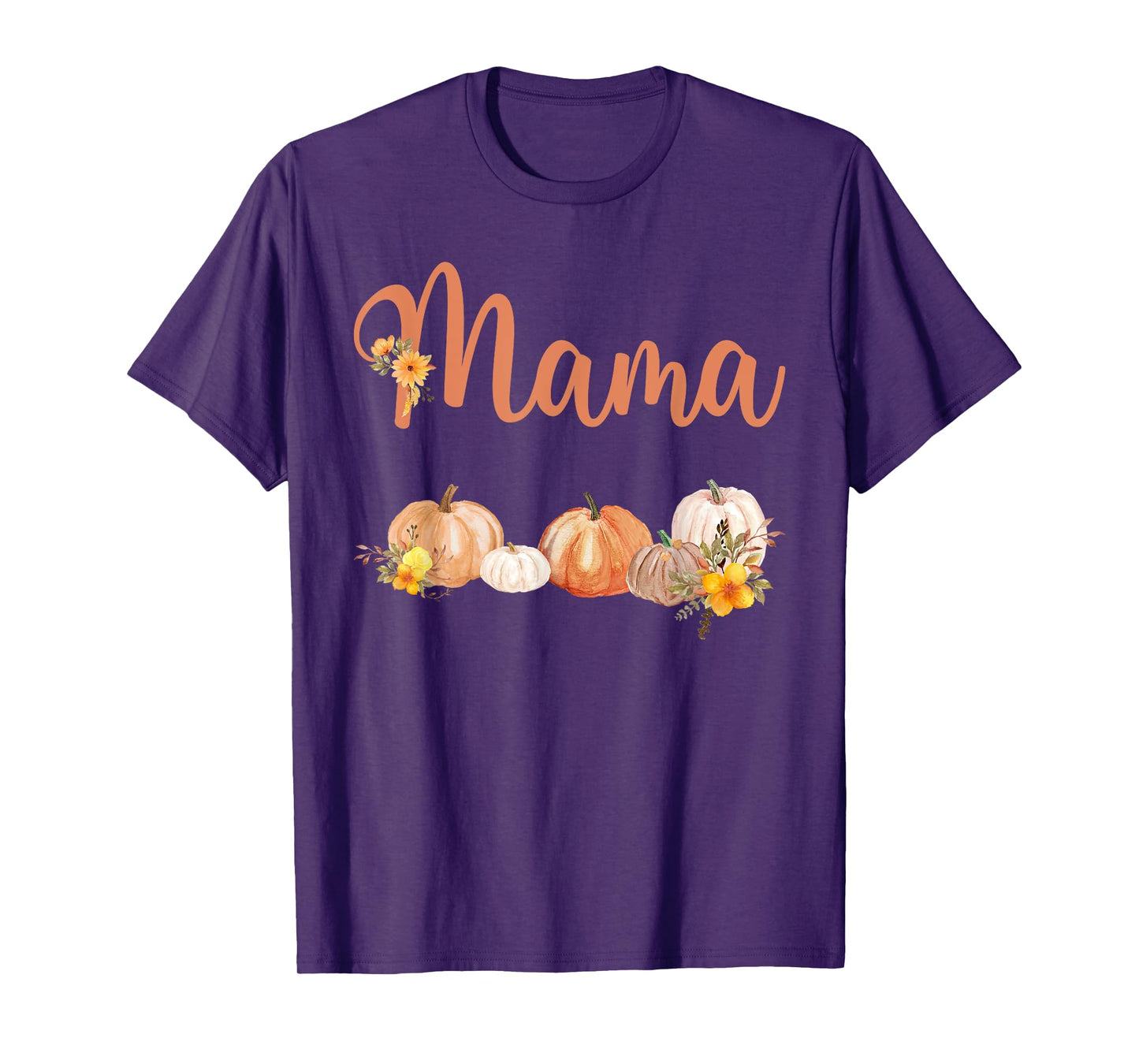 Mama of Little Pumpkin First Birthday Autumn Pumpkin T-Shirt