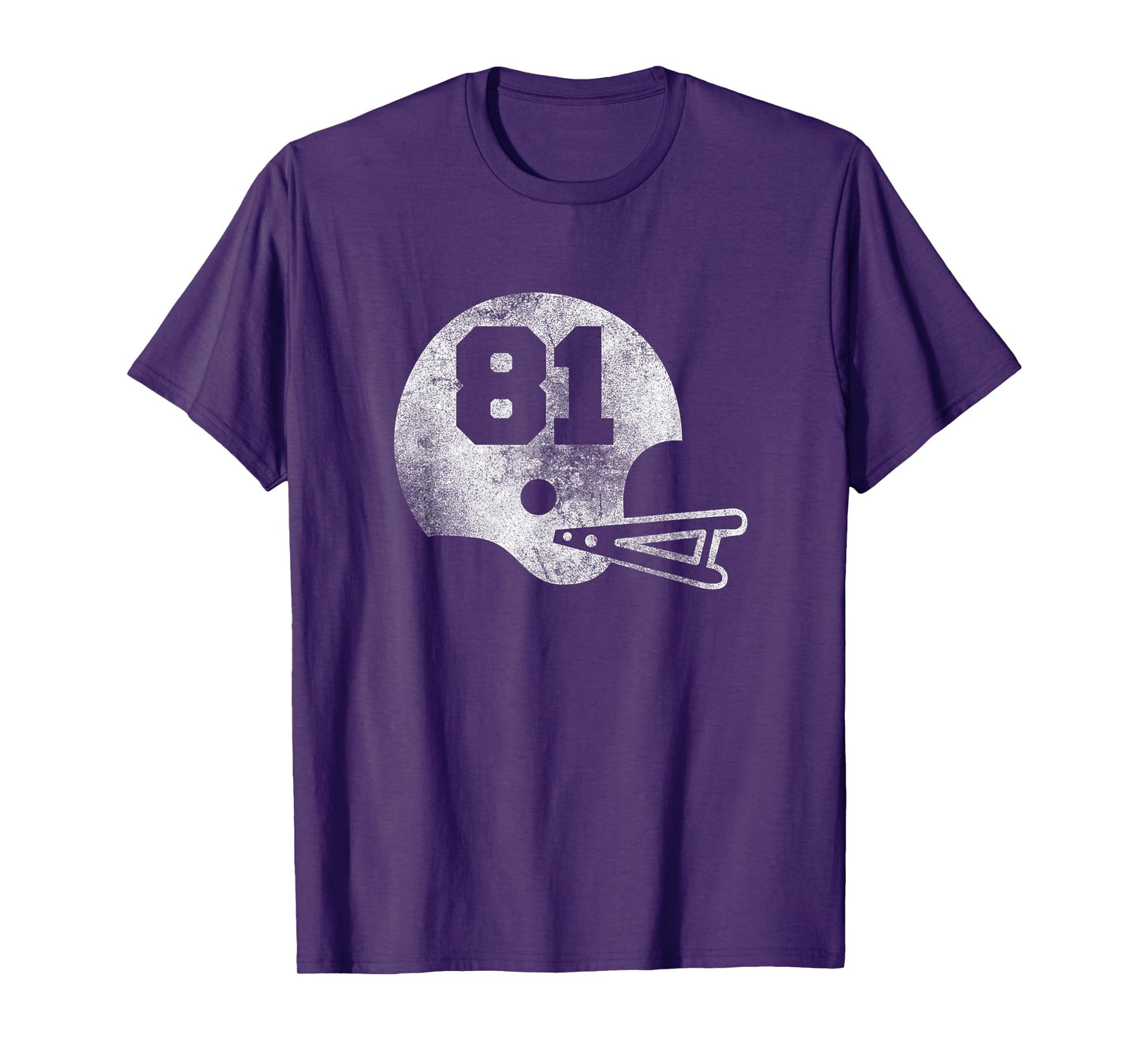 Vintage Football Jersey Number 81 T-Shirt Player Number T-Shirt