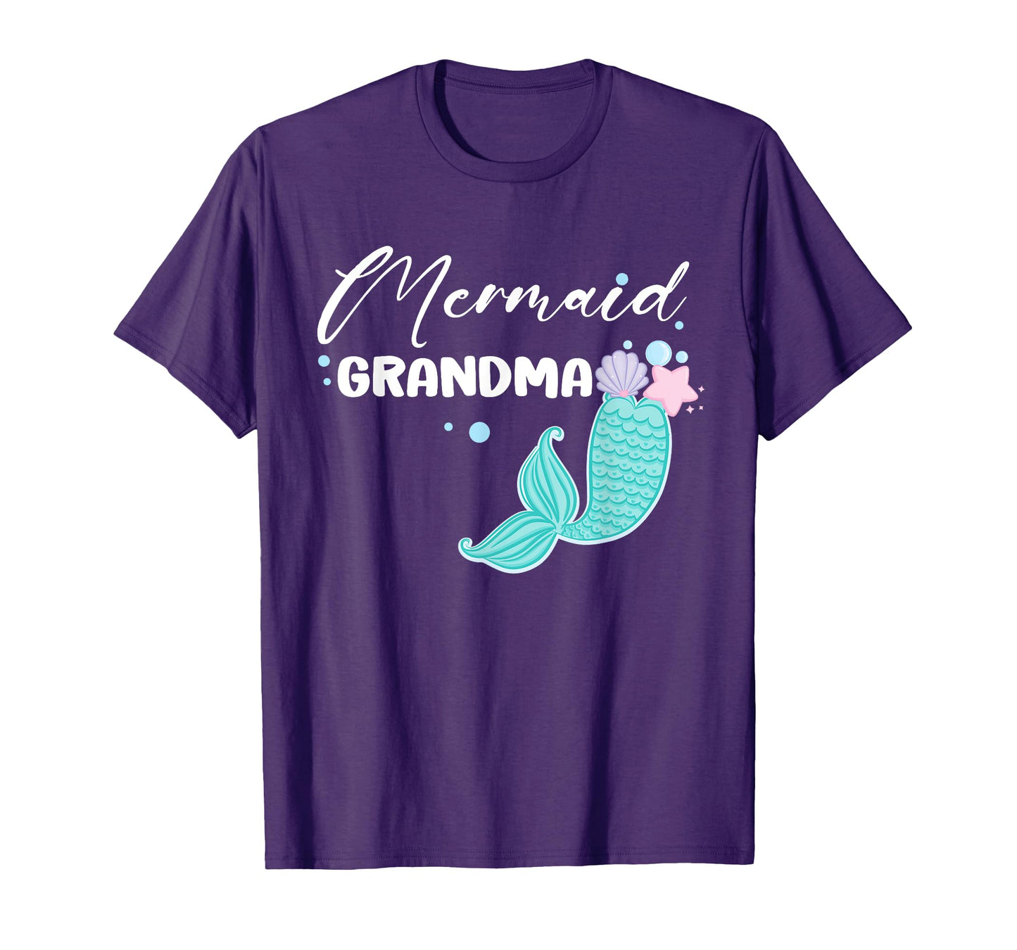 Funny Grandma Mermaid Matching Family Party Mother's Day T-Shirt