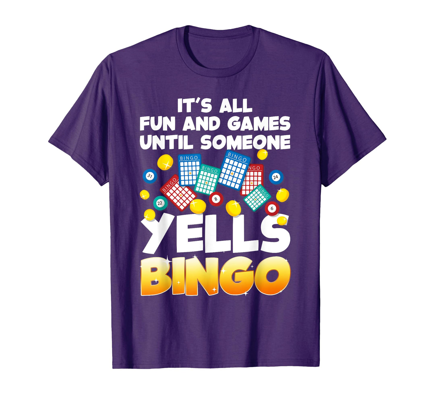 Best Bingo Novelty For Men Women Bingo Lover Bingo Player T-Shirt