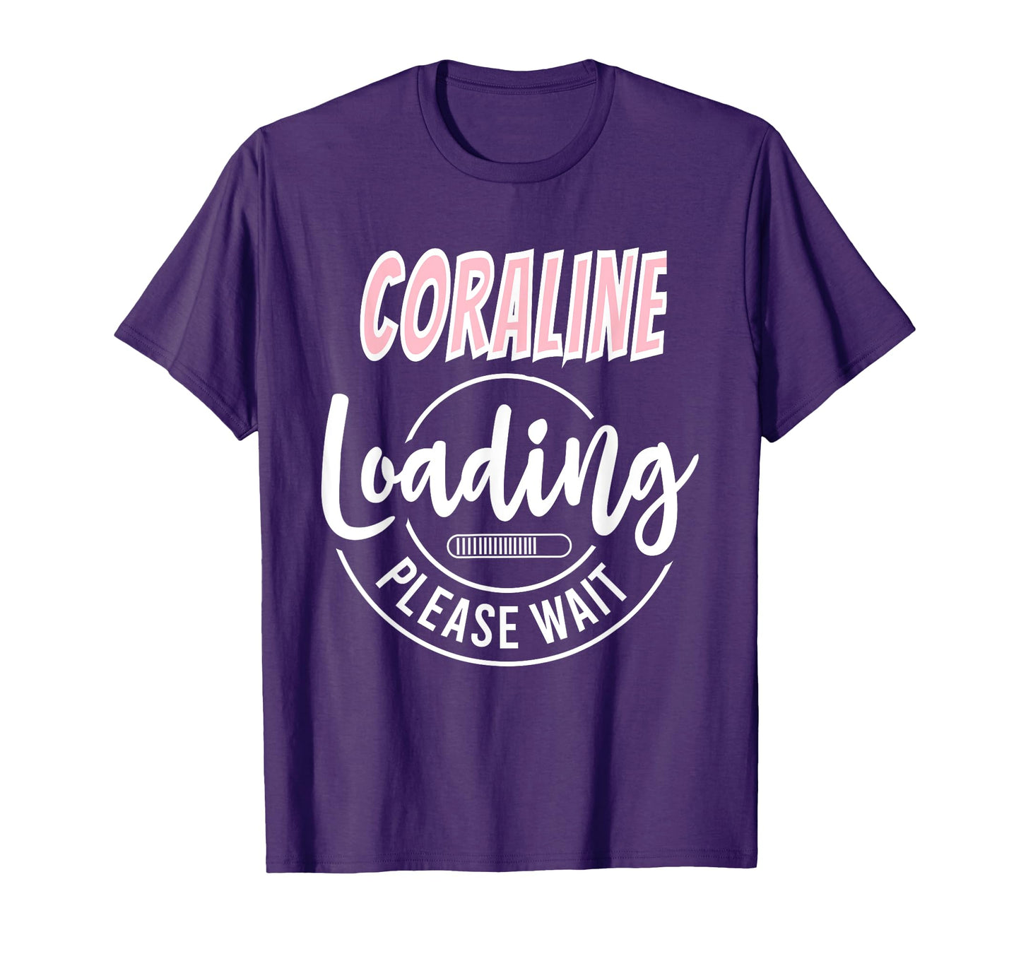 Coraline Custom Personalized Baby Loading Shirt Baby Shower T-Shirt
