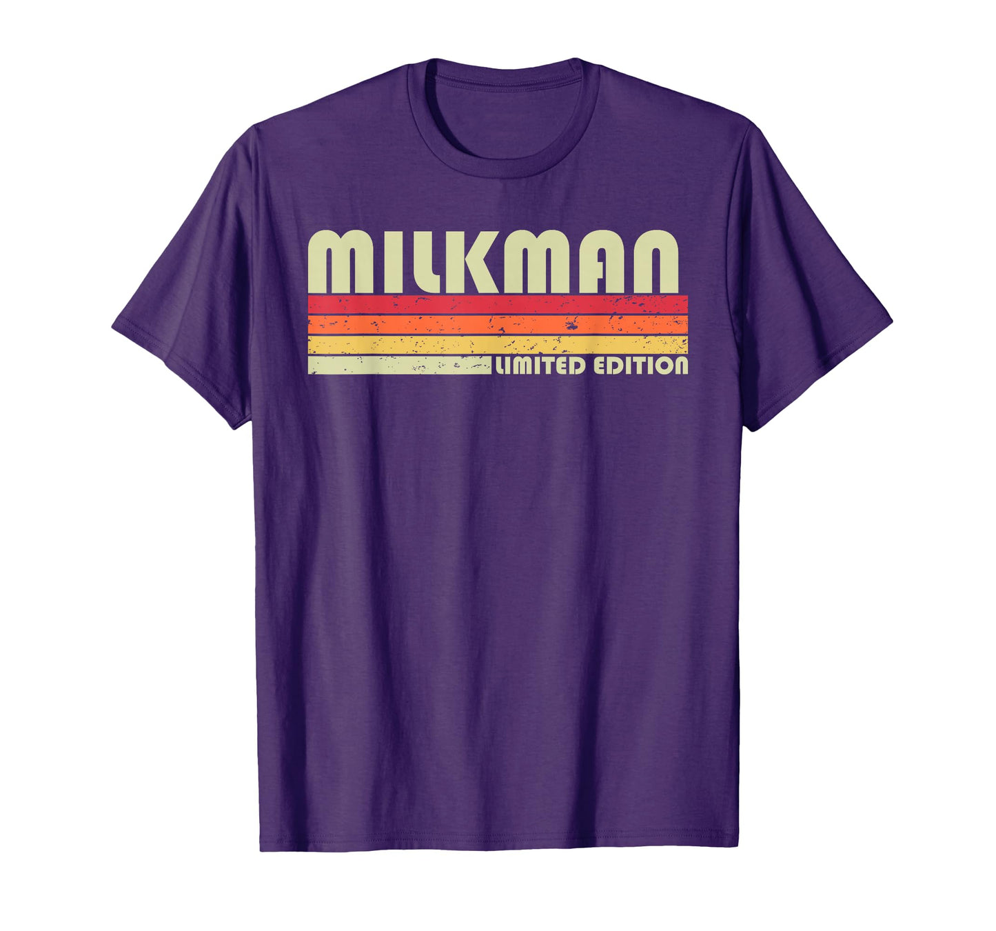 MILKMAN Funny Job Title Profession Birthday Worker Idea T-Shirt