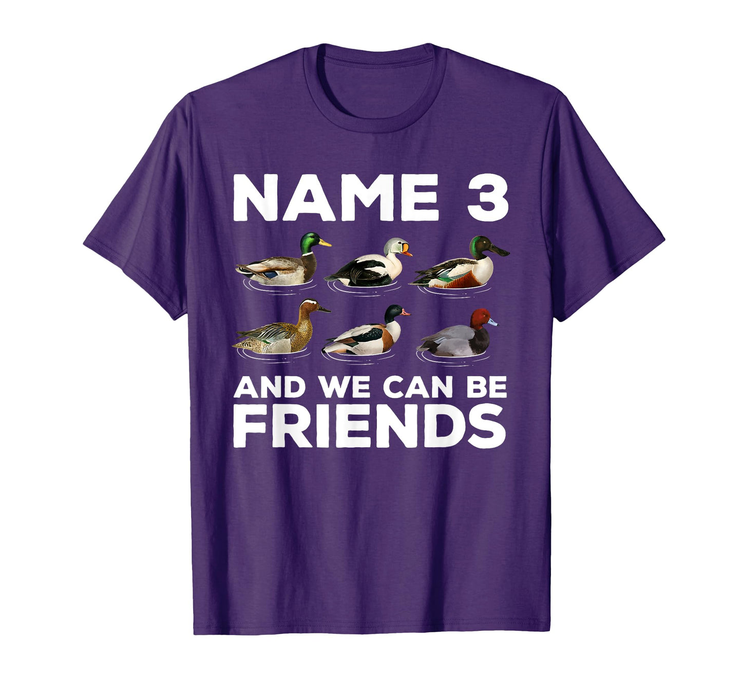 Duck Hunting Design For Men Women Wildlife Hunt Duck Hunter T-Shirt