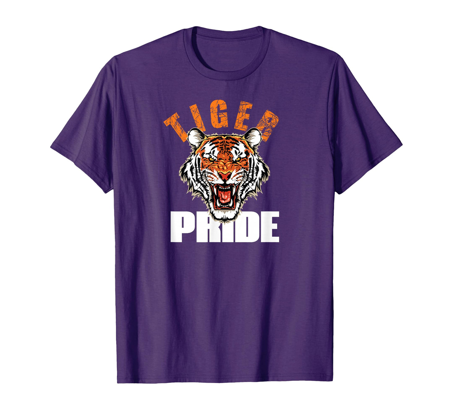 Tiger Pride Retro Vintage Tigers Mascot School Sports Team T-Shirt